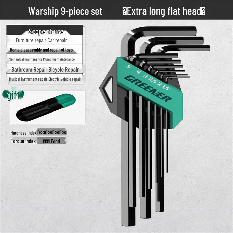 Lishi 9-Piece Dual-Function Hex Key & Screwdriver Set