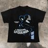 2025 Cm Special American Retro Spider-Man Spider-Man Kreativer Druck Nische Vielseitiges Kurzarm-T-Shirt für Männer und Frauen
