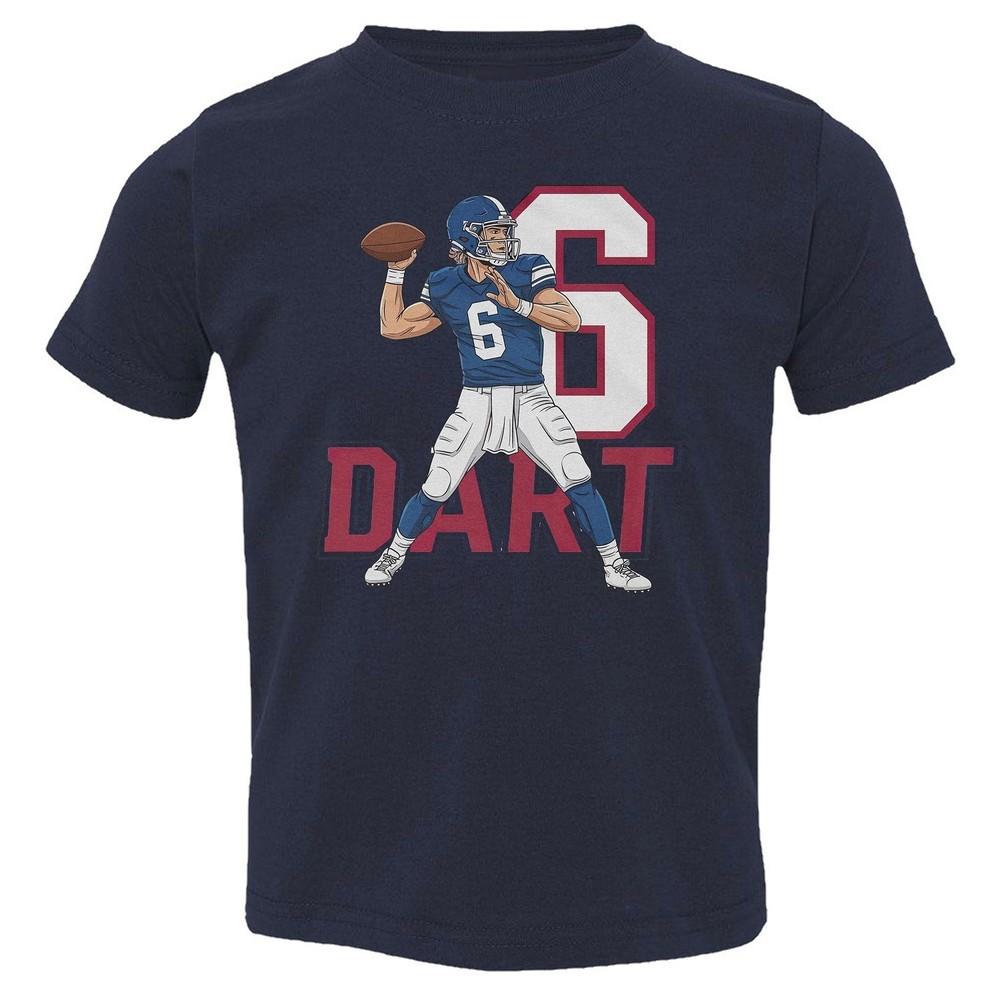 Jaxson Dart #6 Tribute - New York Inspired Graphic Toddler T-Shirt Unisex T-Shirt S