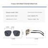 Oversize Retro Double Bridges Polygon Square Metal Sunglasses UV400 Gradient Shades Fashion Men Women Trendy Sun Glasses