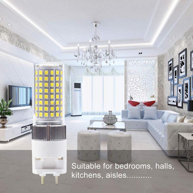 15W LED G12 Corn Light with Cover, 100-277V, Replaces 150W Metal Halide Lamp