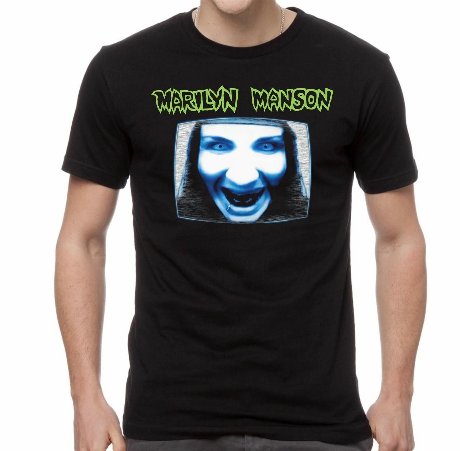 MARILYN MANSON cd cvr GET YOUR GUNN Manson TV Official SHIRT LRG new XXXXL