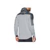 Under Armour Pursuit Swacket Solid Color Logo Zip-Up Hooded Jacket Men Jackets Gray 1289472-025