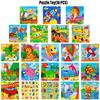 Kindergarten Wooden Puzzle Cards Animal And Transportation Themes Educational Toy For Kids