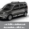 Car Side Door Stickers For Renault Kangoo 1 2 3 4x4 MK1 MK2 MK3 Van Mountian Tree Graphics Vinyl Decals Auto Tuning Accessories