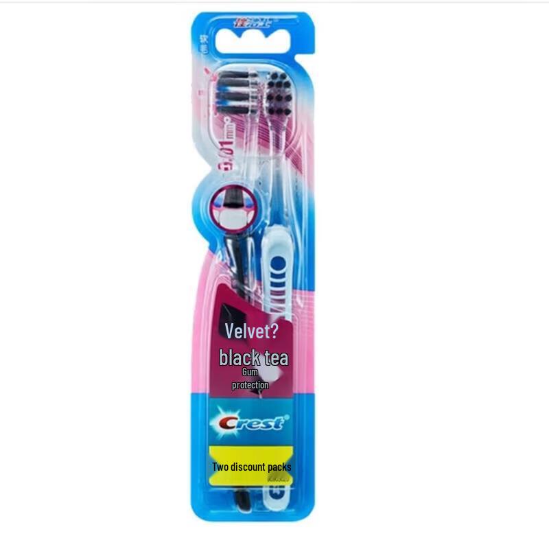 

Crest Velvet Black Tea Gum Protection Soft Bristle Toothbrush (4-Pack)
