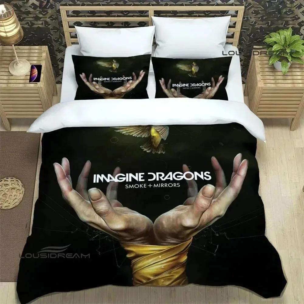 Comforter Rock Band Imagine Dragons Bedding Sets Exquisite Bed Supplies Set Bed Comforter Set Bedding Set Luxury Birthday Gift