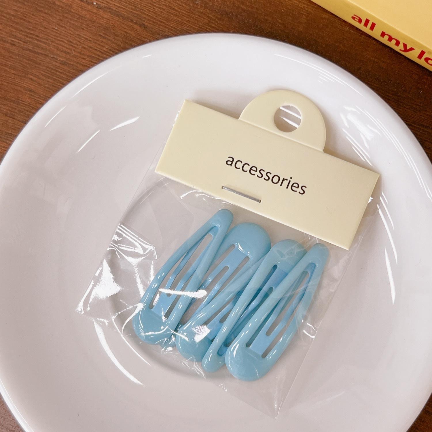 

4-5 шт., желто-зеленая челка, боковой зажим, головной убор, волосы девушки, боковой зажим для волос, простая заколка, милый аксессуар для волос