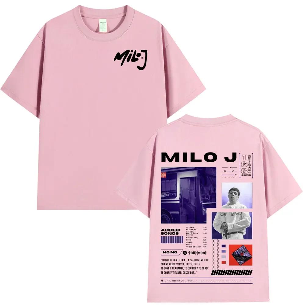 Rapper Milo J 166 Album T Shirt Unisex Unisex Fashion Hip Hop Tshirt 100 Cotton Casual Oversized Short Sleeve Tshirts Streetwear
