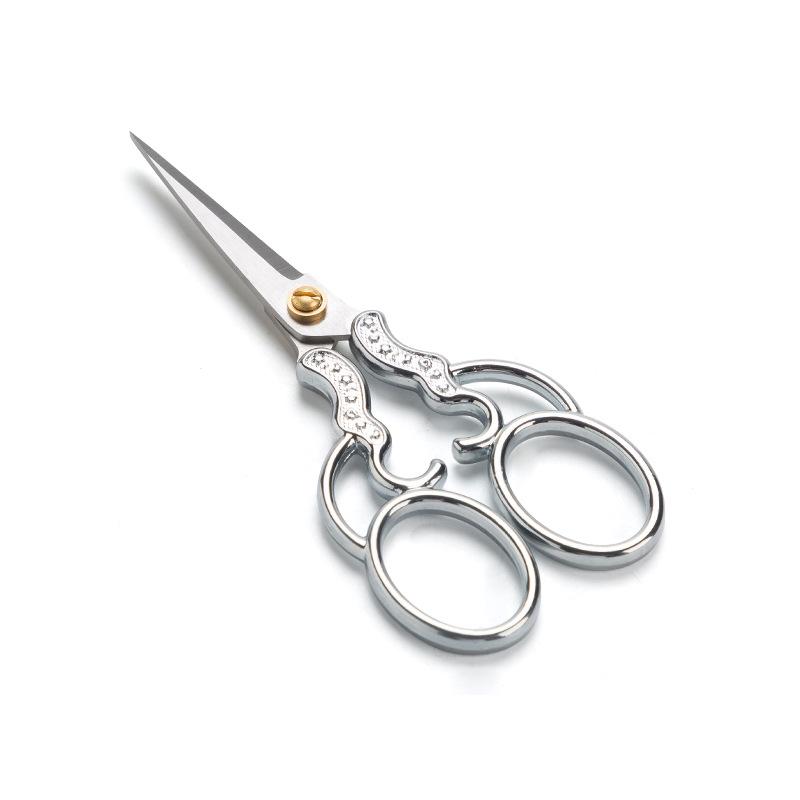 Vintage Small Scissors for Home, Student Art, Embroidery, Yarn, Office, Paper Cutting, and Tea Bag Trimming