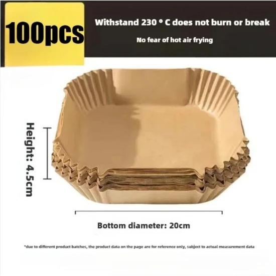 Vložka do horkovzdušné fritézy Příslušenství pro horkovzdušnou fritézu Aerogrill Pergamenová jednorázová vložka Nepřilnavý pergamenový papír na pečení Příslušenství pro troubu