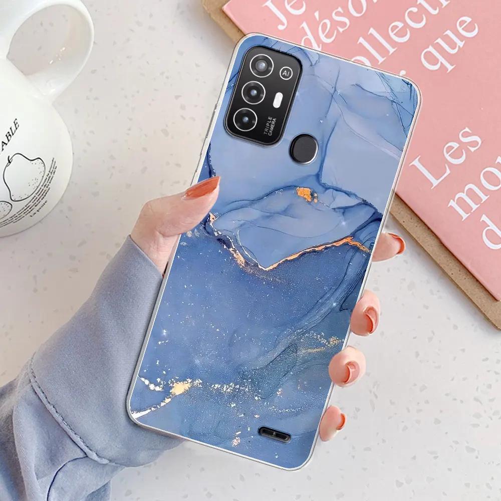 

For ZTE Blade A52 Case For ZTE Blade A52 Cover Clear Soft Silicone Phone Cover Funda For ZTE Blade A52 A 52 Coque Bumper ZTE Blade A52