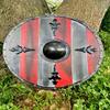 45.72 Cm Medieval Leif Erickson Viking Valhalla Authentic Battle Worn Viking Shield, Norse Viking Shield, Viking Gift Him Her
