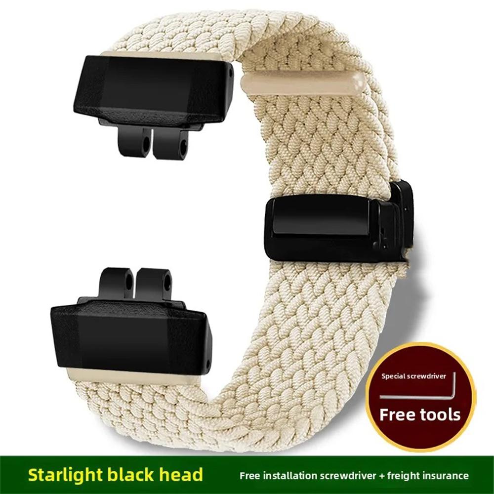 

GBD 200 Watch band For SHOCK C asio 3506 GBD-200-1A GBD-200RD-4 Woven nylon watch strap Magnetic folding buckle men s Bracelet
