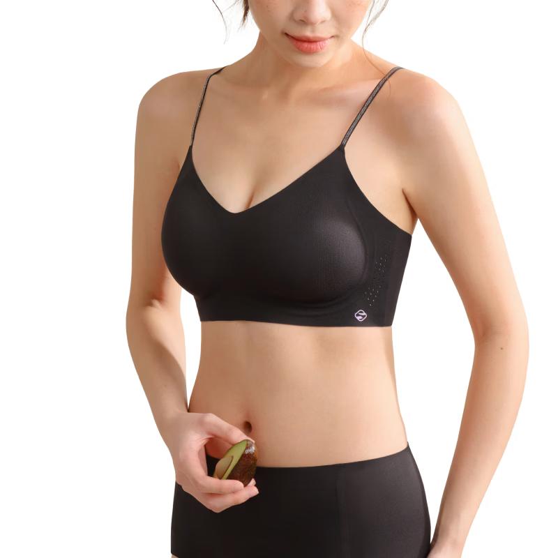 Wireless Soft Support Vest Bra L жемчужина белый