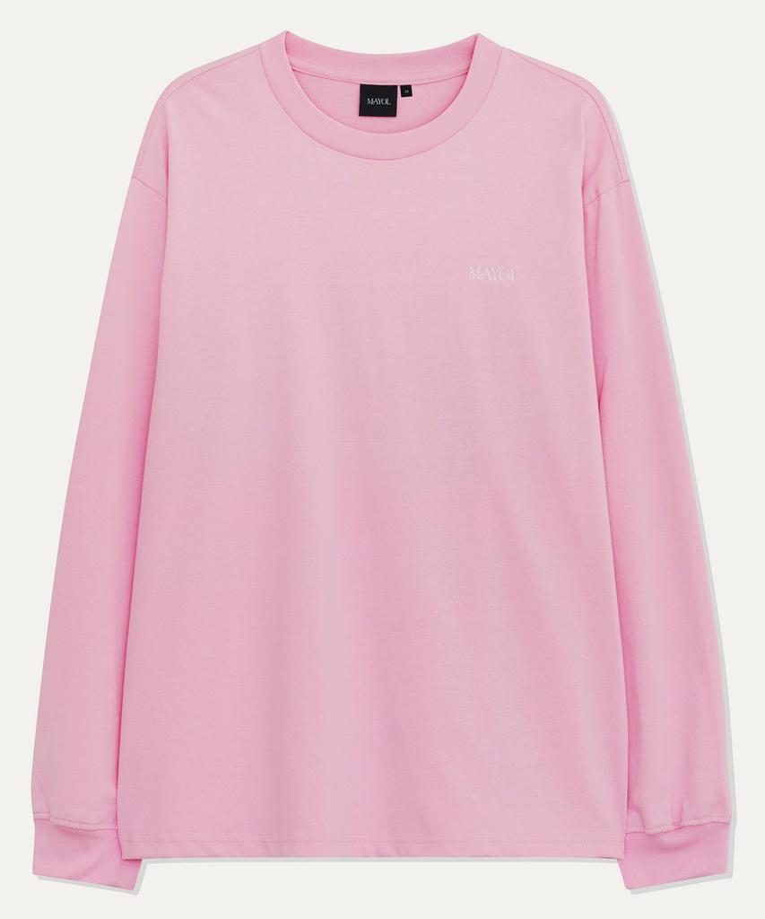 Mayol Logo Basic Long Sleeve T-Shirt_Vanilla Ice Cream