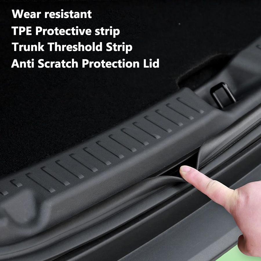 TPE Trunk Threshold Strip For Tesla New Model YL Model Y Juniper 2025 2026 Wear Resistant Anti Scratch Protection Corner Lid