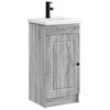Bathroom Cabinet with Sink Grey Sonoma 42 X 40 X 84.5 Cm