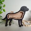 Wooden Dog Hair Storage Box Pet Hair Keepsake Box Pet Hair Collector Container Table Sign Decoration Pet Owner Memorial Gift