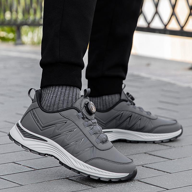 

Elderly shoes men s non-slip autumn and winter models, leather waterproof father shoes, old walking shoes for women 36