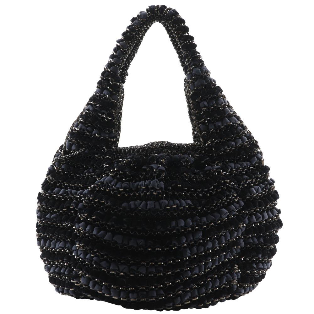ANTEPRIMA Wire bag Tote Bag black Velor/Wire Cord Women Used