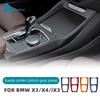 Pokrywa Panelu Zmiany Biegów dla BMW G01 G02 G08i X3 X4 IX3 2022-2023 Flanelowy ABS Wykończenie