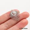 6pcs Fashion Pendant Alien Spaceship Moon Stainless Steel Charms For Jewelry Making Bag Kychain Charm DIY Necklace Earrings Bulk