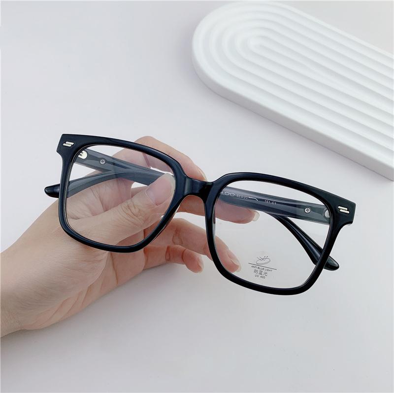 Ultralight Square Anti Blue Light Computer Glasses Women Luxury Brand Trend Rice Nail Big Frame Reading Glasses Presbyopia +3 +5