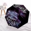 1pc Skull Lightning Automatic Open, Windproof, Compact Travel Umbrella, Gift for Birthday, Christmas, Business 93009