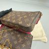 [Usato] Pochette Felicie Monogram Classico Tela Rivestita e Pelle Borsa a Catena Tre-in-Uno - Buono #NSR87