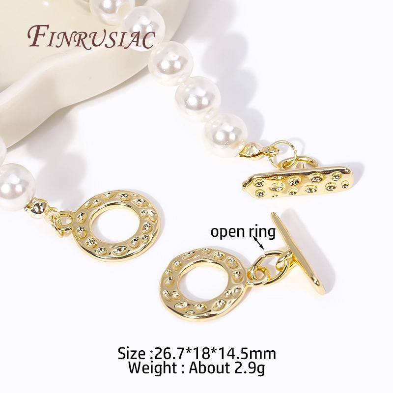 Multi Styles High Quality Brass Toggle Clasps 18K Gold Plated Bracelet Connect Clasps DIY Jewelry Making Supplies OT Clasps