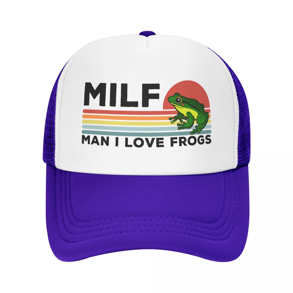 

Персоналізована бейсболка Milf Man I Love Frogs Жіноча унісекс регульована ЛГБТ гей-прайд капелюх вантажівки Вуличний одяг Кепки ONE SIZE