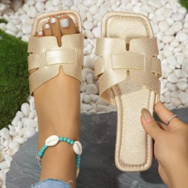 Fashion Summer Slippers Women Flat Luxury Outdoor Beach Flip Flops Female Sandals Trend Design Slides Shoes for Woman