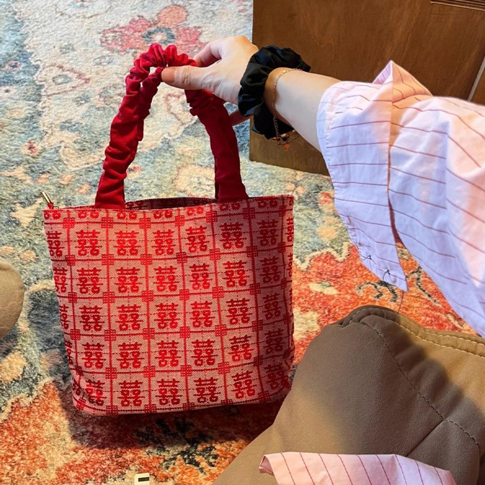 Versatile Wedding Tote Bag Chinese Style Gift Bag Cute Handbag  Wedding