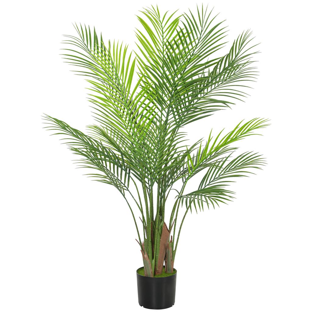Artificial Palm Large 120cm Artificial Plant, Plastic Artificial Plants In Pot for Living Room Office