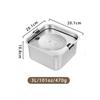 304 Stainless Steel Anti-Slip Floating Pet Bowl – Spill-Proof Food & Water Feeder with Heavy Duty Design for Dogs