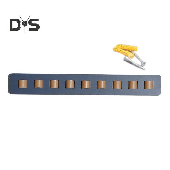 

Деревянная стойка для хранения очков, настенный органайзер, прочная конструкция, простая установка, держатель для солнцезащитных очков, подставка темно-серого