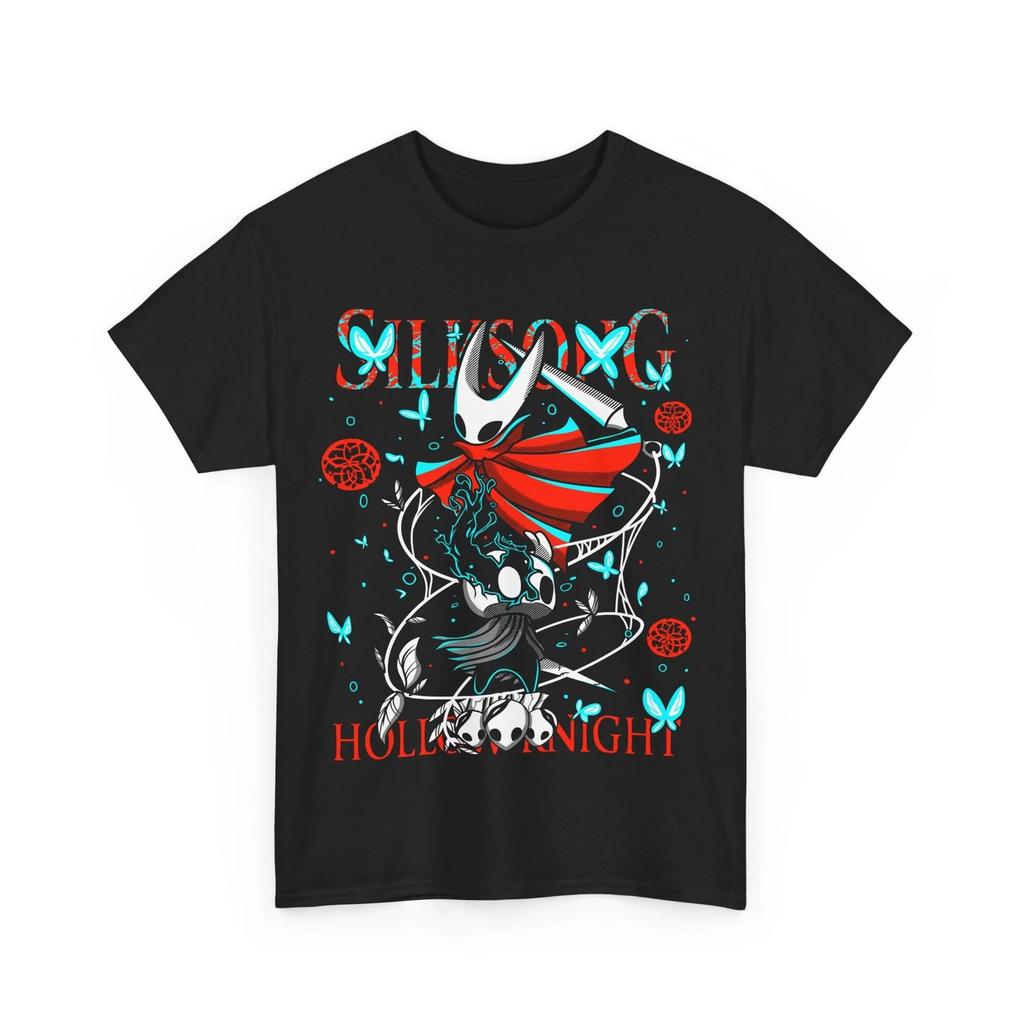 Hollow Knight Silksong Retro Shirt Silksong Shirt Krieger Unabhängiges Spiel Herren und Damen Sommer Reines Baumwoll-T-Shirt