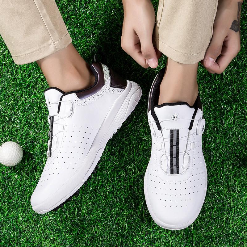 Breathable Men's Walking Shoes Men Leather Trendy Flats Outdoor Casual Sneakers Lace-up New Luxury Design Tennis Shoes for Man