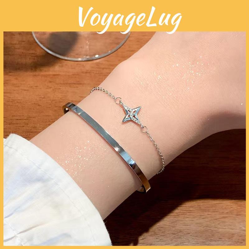 Fashionable Starry Bracelet For Women Stylish Double Layer High-end Design