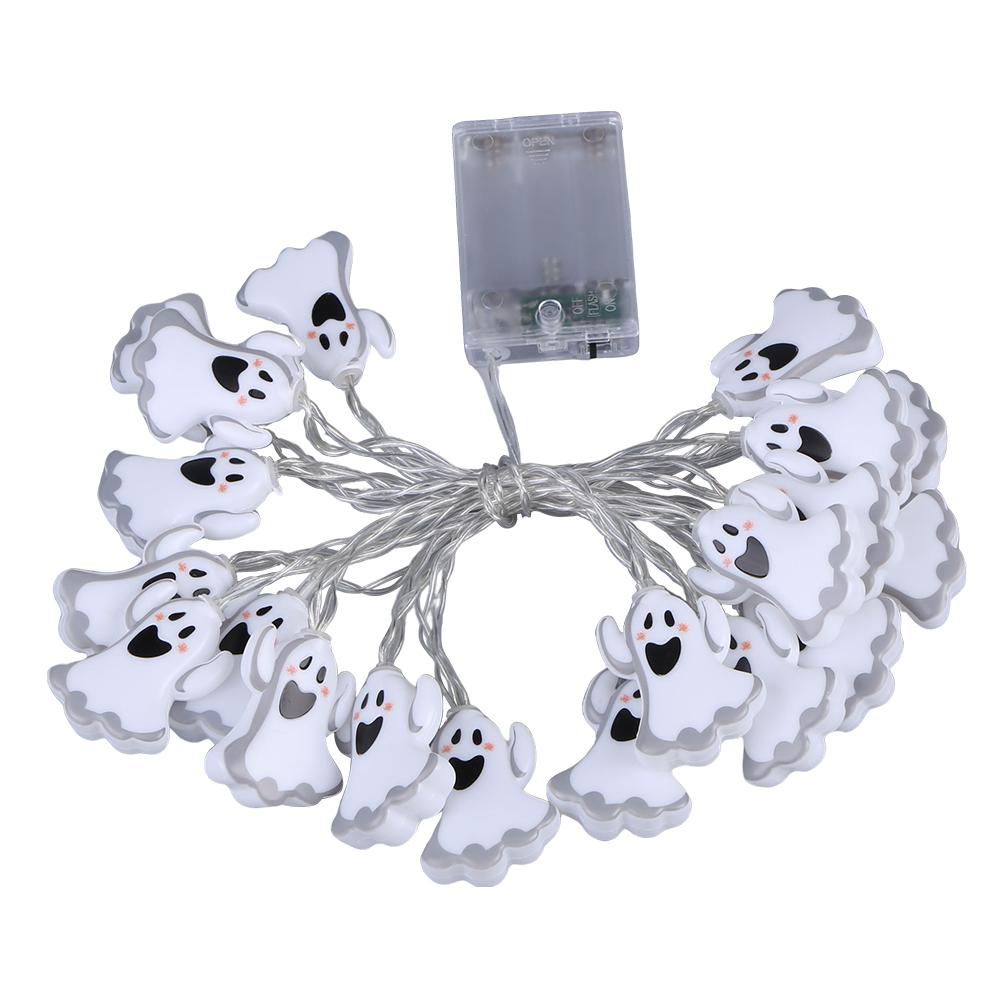 Halloween Scary Fairy Lights Battery Powered 20LED Party Decorative Lights Horror Night Lights for Party Garden Yard