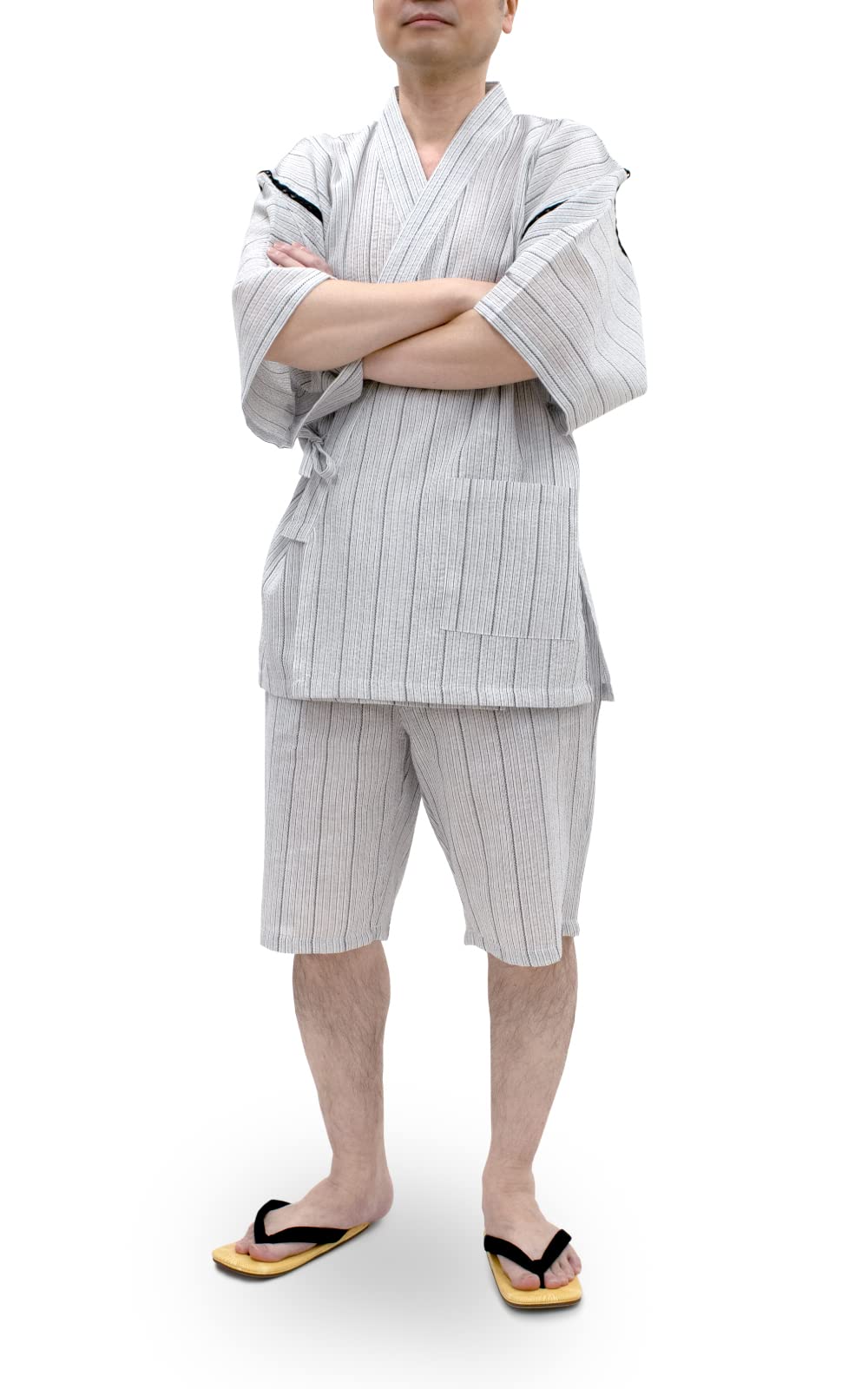 

Айай Джинбей и Хлопок и Лен Шиджира Прохладный и и 10 Узоров Стильная Домашняя Одежда и Пижамный Комплект Сашико Мужской (Куртка Брюки), Ткань, 85% хлопок,