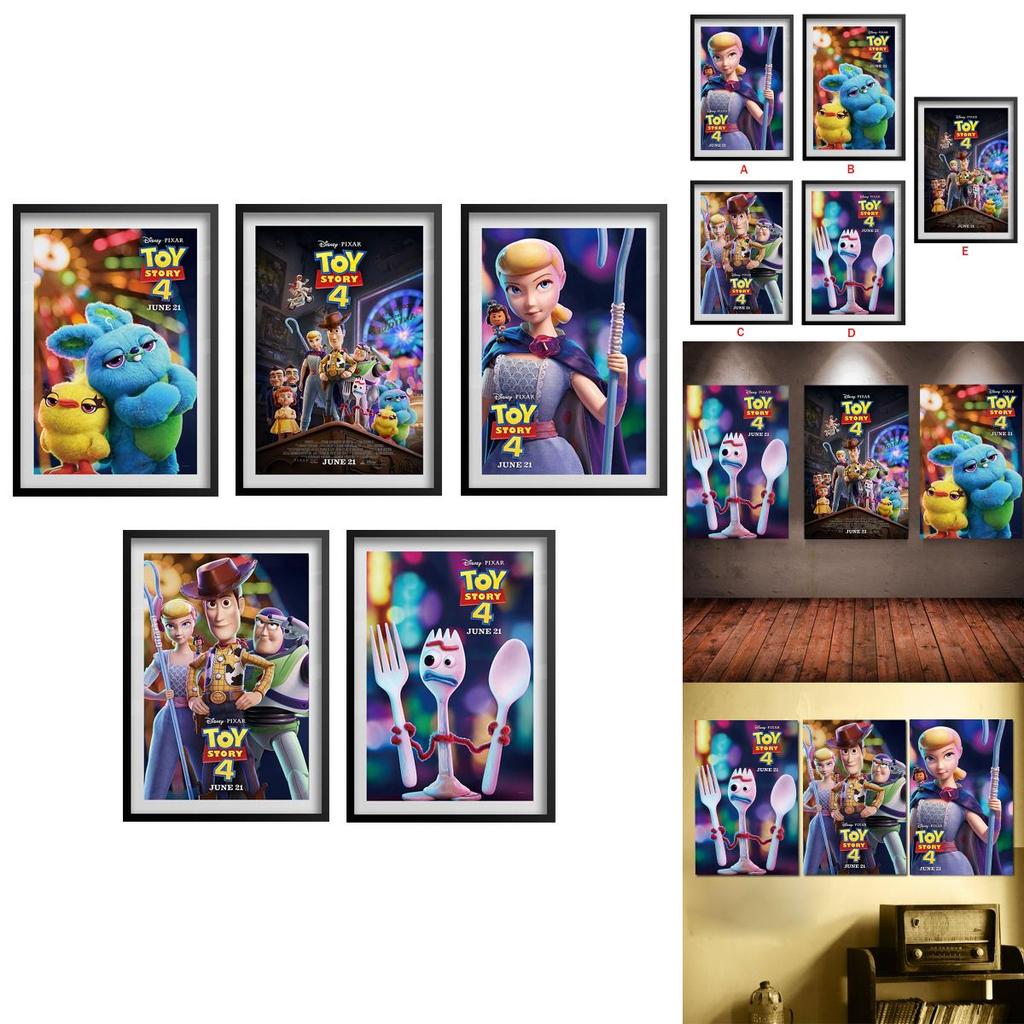 High-resolution Silk Poster Of Toy Story 4 For Home Decoration Enthusiasts**