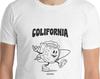 California T-shirt / Graphic T-shirt / Retro Cartoon T-shirt / Funny California Gift / Surf Lovers Gift
