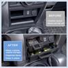 JKCOVER Upgrade 2PCS Center Console Storage Drawer Compatible With Toyota 4Runner 2014-  2024 Accessories Cubbies Organizer Extra Storage(ABS