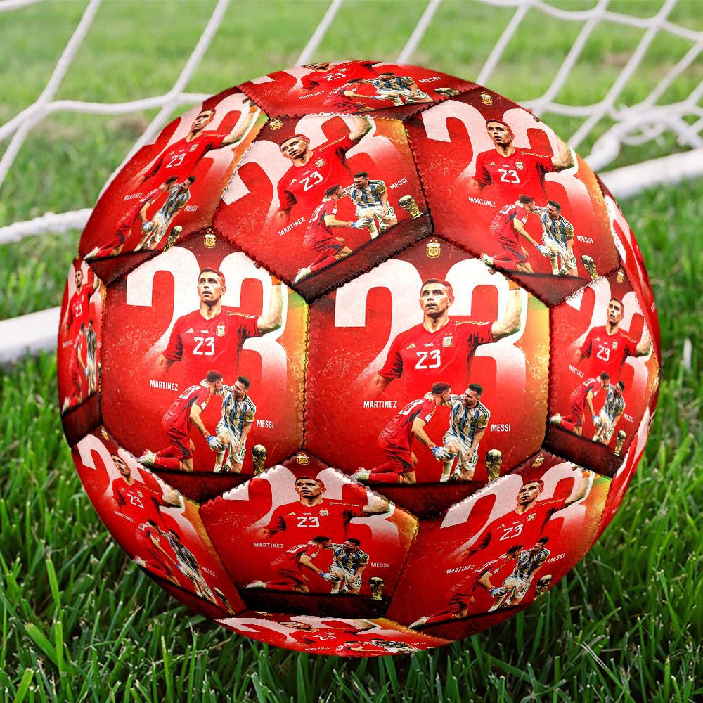 1pc Spains Soccer Star Size 5 Football Soccer Balls, Competition Sport Football Indoor And Outdoor Training Ball.Q702042 Size 5