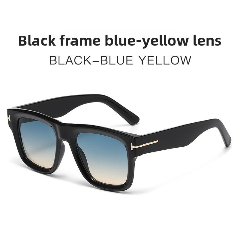 T Bar Fashion Pilot Sunglasses With Amber Lenses And Uv Protection For Casual Wear