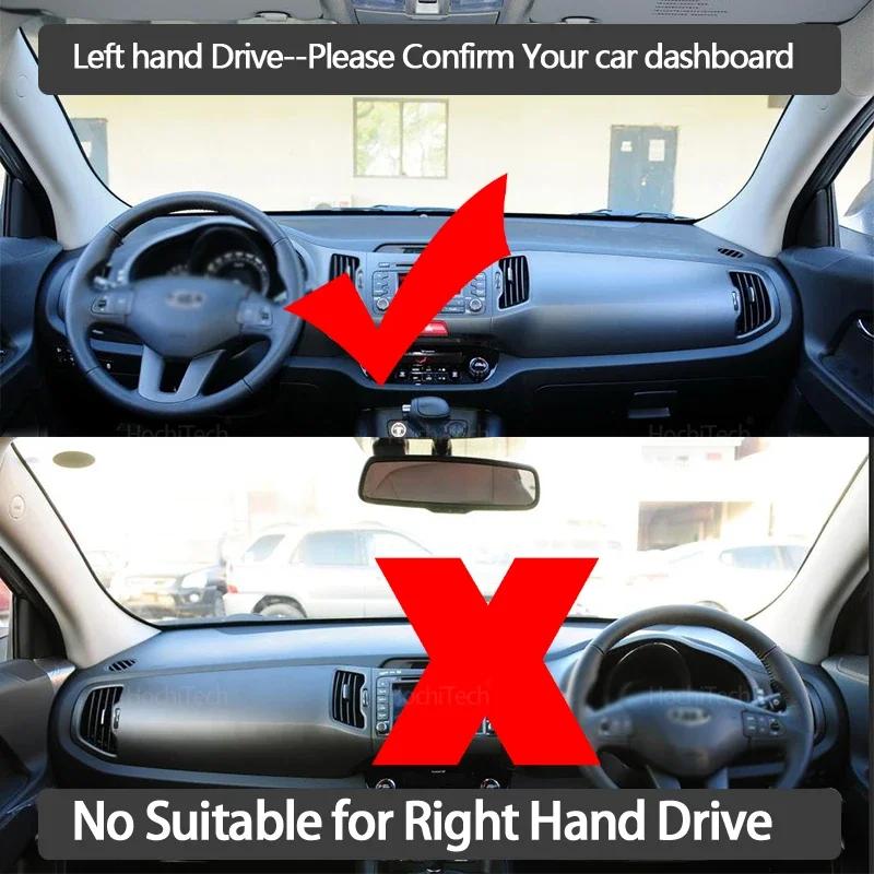 Voor Kia Sportage 2011 2012 2013 2014 2015 SL R Auto Dashboard Afdekking Vermijd Licht Mat Instrumentenpaneel Mat Hoes Tapijten