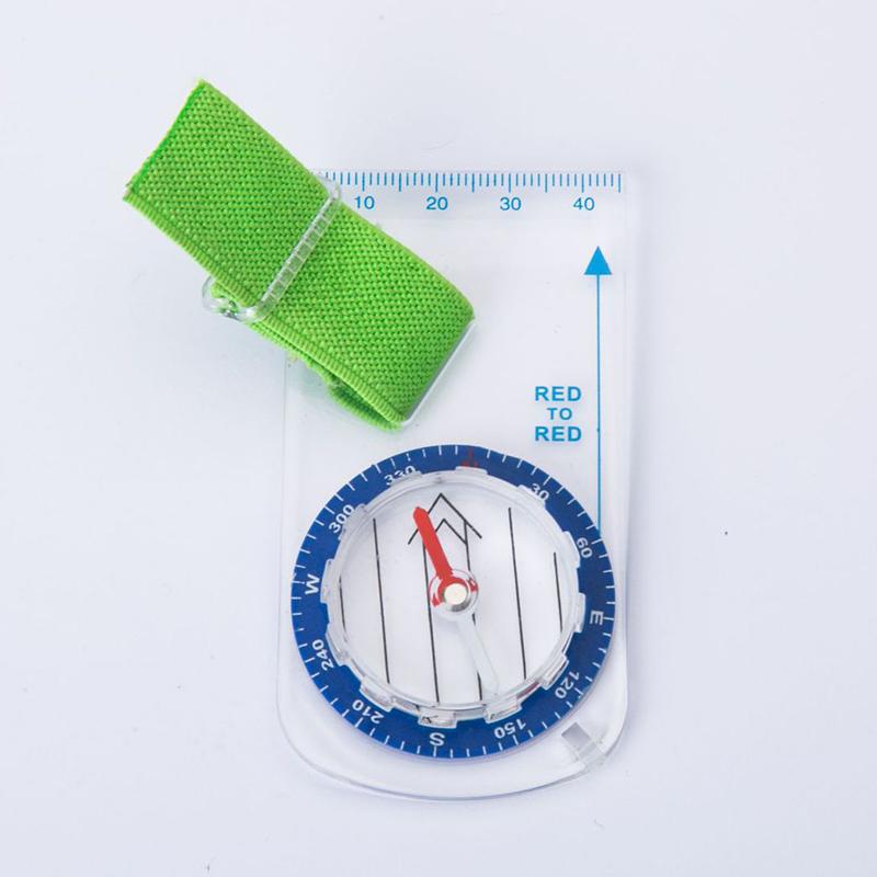 1pc Outdoor Professional Thumb Compass Competition Orienteering Compass Portable Compass Scale Compass