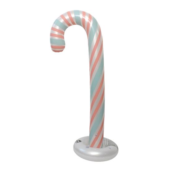 Christmas Candy Cane Balloon 51 Inch Large Inflatable Candy Cane Decoration for Birthday Xmas Wedding New Year Carnival Festival Holiday Party
